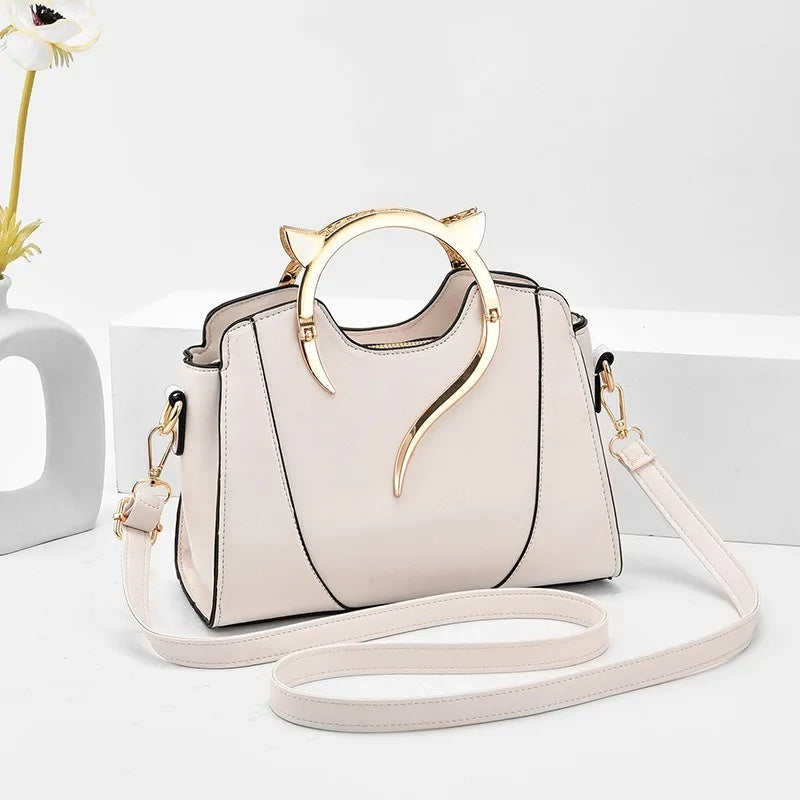 Fashion Leather Shoulder Bag Chain Purse for Women Small Purse Crossbody Bags  Women Trendy Underarm Bag Square Satchel Handbag