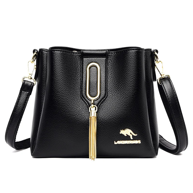 High Quality Leather Purses and Handbags Women Bags Luxury Designer Ladies Shoulder Sac Crossbody Bags  for Women Tote Bag 2025
