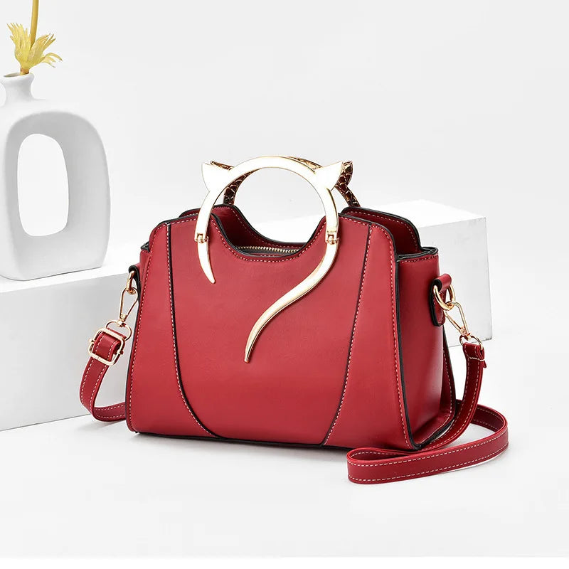 Fashion Leather Shoulder Bag Chain Purse for Women Small Purse Crossbody Bags  Women Trendy Underarm Bag Square Satchel Handbag