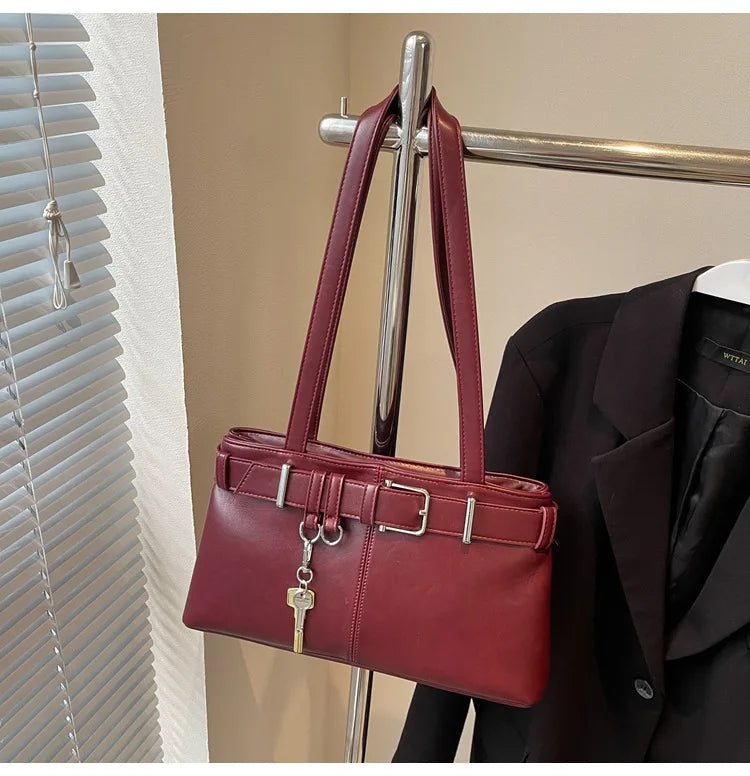 Casual Solid Interior Compartment Shoulder Bags Shoulder Bags Large Capacity Hot Sale Bags for Women Zipper Pu Women's Handbags