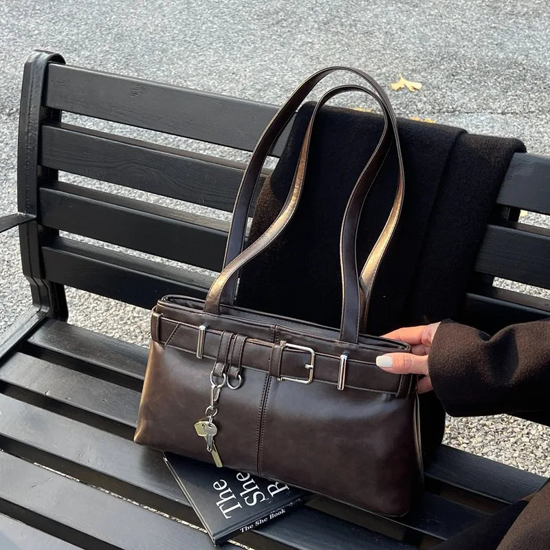Casual Solid Interior Compartment Shoulder Bags Shoulder Bags Large Capacity Hot Sale Bags for Women Zipper Pu Women's Handbags