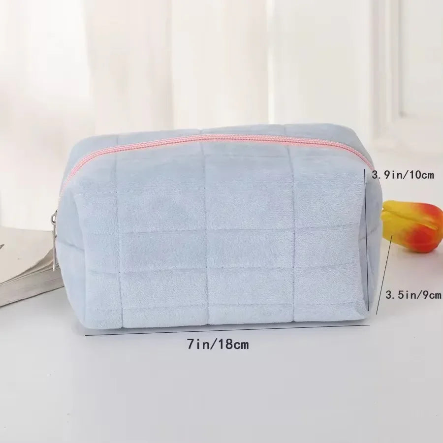 Simple Makeup Case Pillow Pen Bag High Appearance Level Women's Large Capacity Pillow Bag Portable Storage Bag Makeup Bags