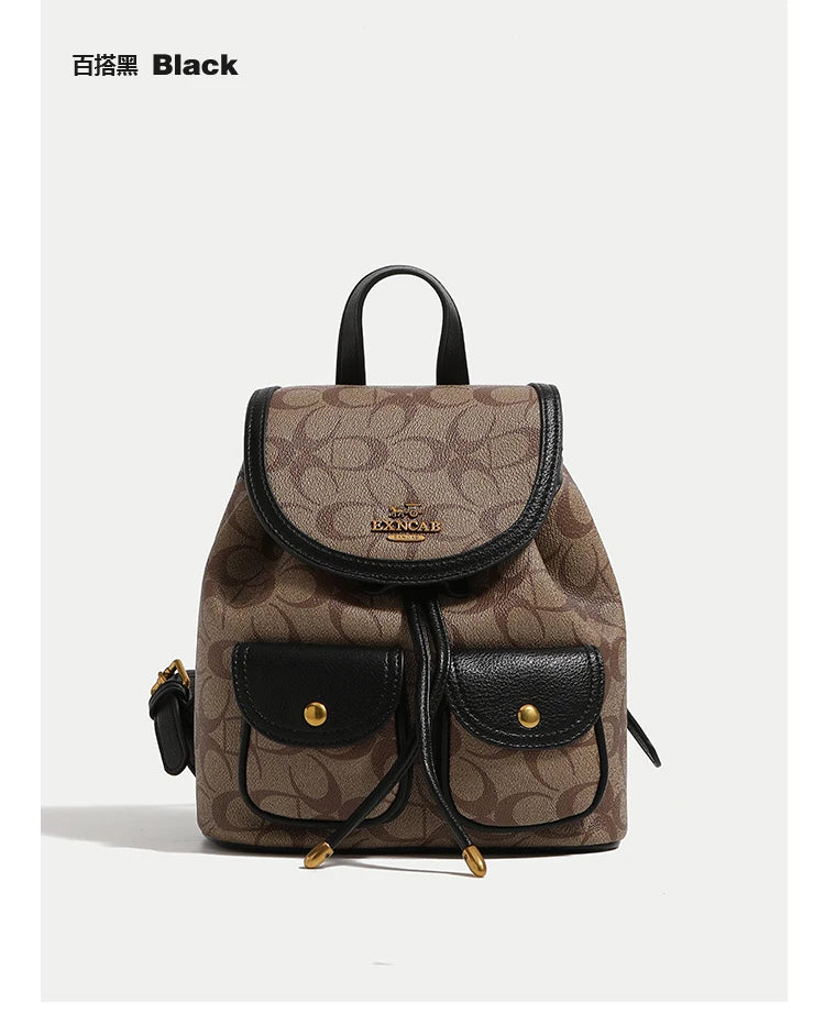 Backpack Women's Bag 2024 New High end Designer Retro Leisure Commuter Backpack Travel Bag Large Capacity