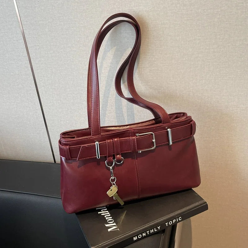 Casual Solid Interior Compartment Shoulder Bags Shoulder Bags Large Capacity Hot Sale Bags for Women Zipper Pu Women's Handbags