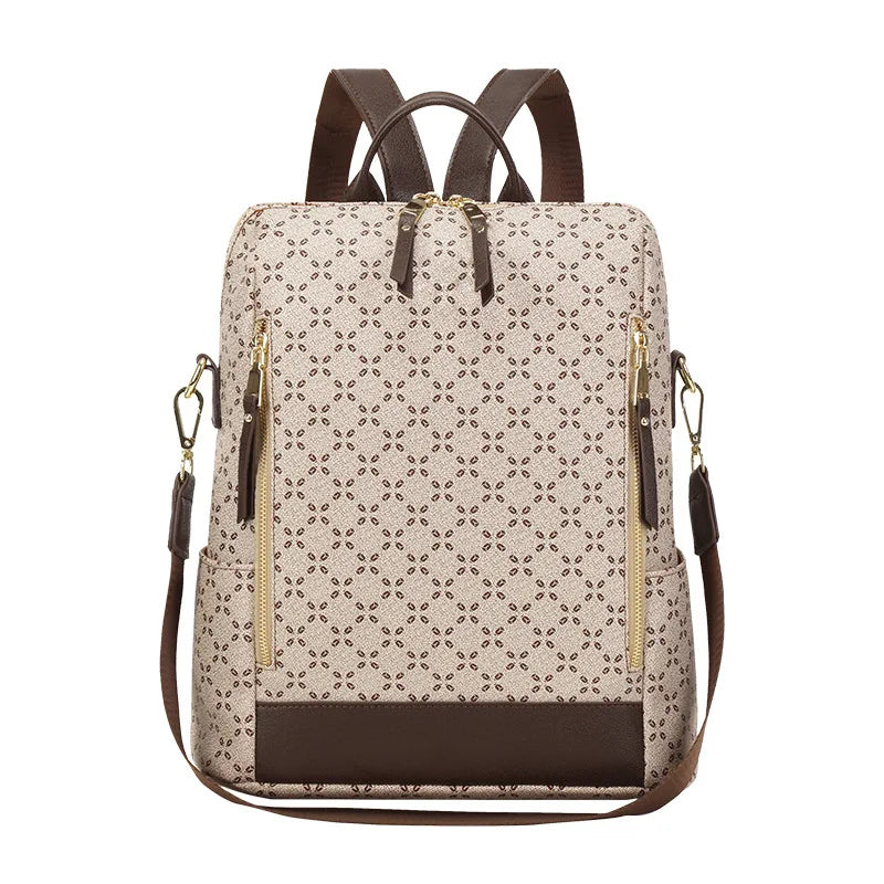 Shoulder Backpack for Women 2024 New Style, Large Capacity, Diagonal Span, Super Fire, High Grade, Trendy Travel, Leisure, Retro
