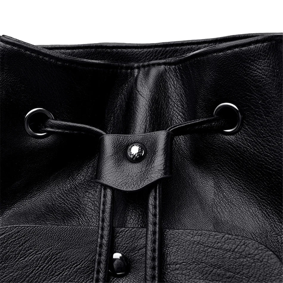 Bagpack Luxury Women Backpack Soft Leather Backpacks for Teenage Girls Female School Shoulder Bags for Women 2024 Mochila Sac