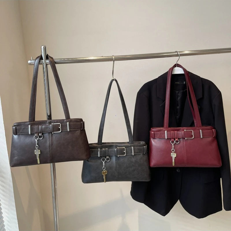 Casual Solid Interior Compartment Shoulder Bags Shoulder Bags Large Capacity Hot Sale Bags for Women Zipper Pu Women's Handbags