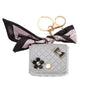 Fashion Leather Earphone Storage Bag Mini Creative Keychain Solid Color Pendant Earphone Case Bluetooth Headset Cover