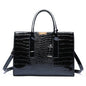 Crocodile Print Women Handbags Purse Tote Bags Adjustable Strap Top Handle Bag Large Capacity Crossbody Bags Work Travel Gift