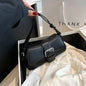 Solid color Leather Crossbody Bags For Women Luxury Designer Underarm Shoulder Bag 2024 Trend Fashion Lady Handbags and Purses