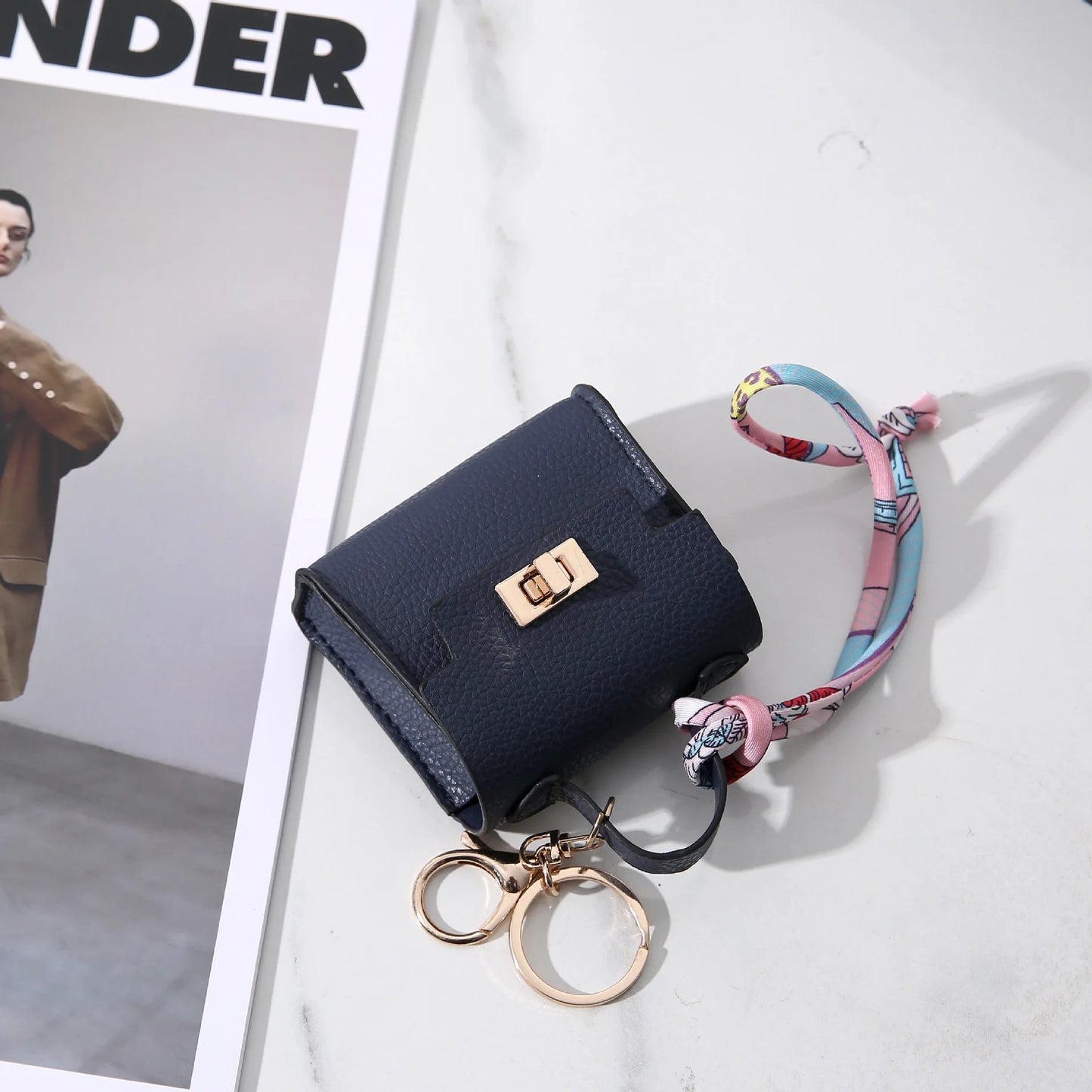 Mini bag pendant, house small bag, light luxury bag, new fashion decoration, red envelope, headphones, charter key bag