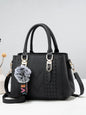 Fashionable large capacity embroidered crossbody bag for women, a handbag for daily use