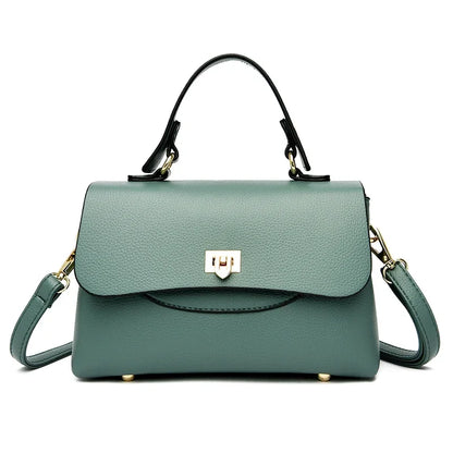 Luxury Large Capacity Multilayer Shoulder Messenger Bag High Quality Leather Handbag Women Designer Crossbody Sac Female Tote