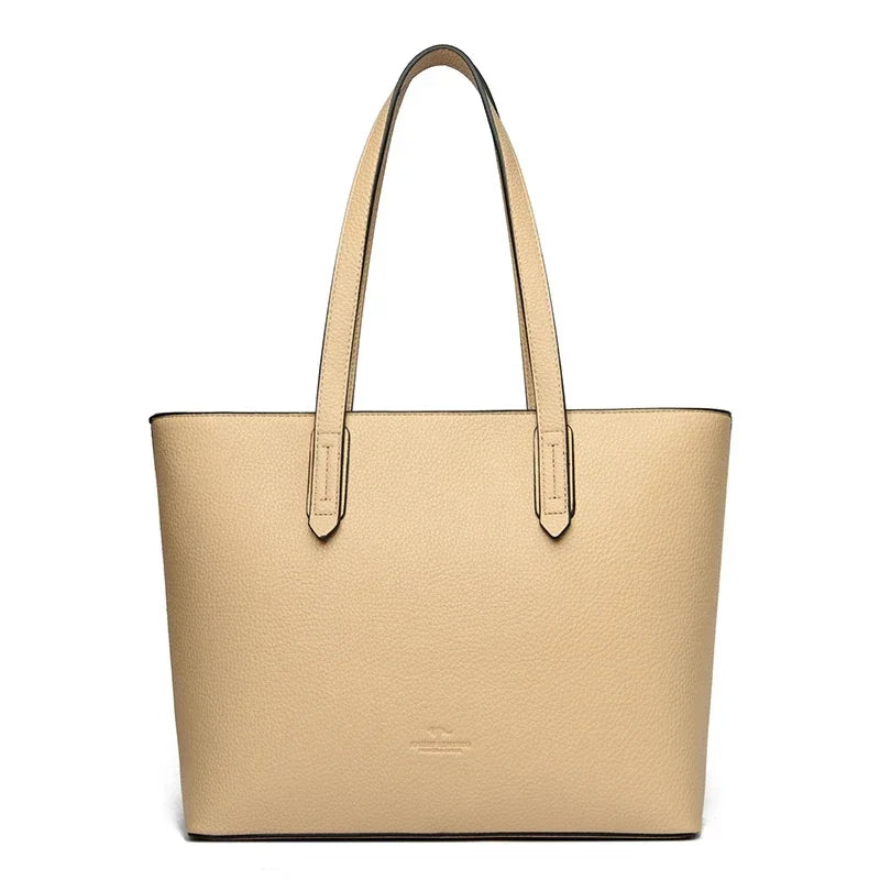 Genuine High Quality Large Capacity Shoulder Bag Female Tote Bag New Luxury Designer Handbag For Fashion Women Brand Shopper Bag