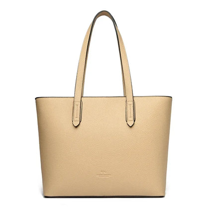 Genuine High Quality Large Capacity Shoulder Bag Female Tote Bag New Luxury Designer Handbag For Fashion Women Brand Shopper Bag