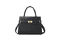 Women's soft leather handbag simple small square bag casual women's bucket bag fashionable single shoulder crossbody bag