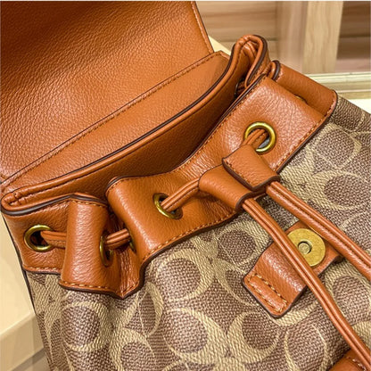 Backpack Women's Bag 2024 New High end Designer Retro Leisure Commuter Backpack Travel Bag Large Capacity
