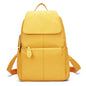 Zency Stylish Black White Genuine Leather Women Backpack A++ Quality Anti-theft Large Capacity Knapsack Travel Designer Rucksack