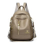 New Classical Fashion High Quality Soft Leather Travel Backpack Women Large Capacity Luxury Shoulder Bags School Bag Backpacks