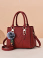 Fashionable large capacity embroidered crossbody bag for women, a handbag for daily use