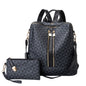 2pcs Backpack And Handbag Set, For Women, Waterproof Double Shoulder Crossbody Bag, Women's Travel Send Co
