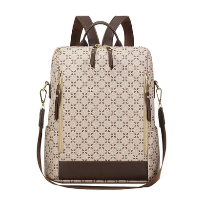 Shoulder Backpack for Women 2024 New Style, Large Capacity, Diagonal Span, Super Fire, High Grade, Trendy Travel, Leisure, Retro