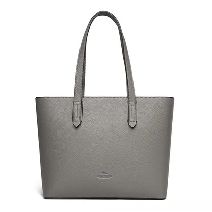 Genuine High Quality Large Capacity Shoulder Bag Female Tote Bag New Luxury Designer Handbag For Fashion Women Brand Shopper Bag