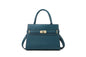 Women's soft leather handbag simple small square bag casual women's bucket bag fashionable single shoulder crossbody bag