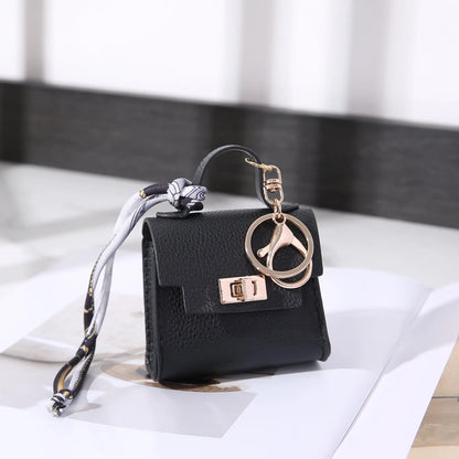 Mini bag pendant, house small bag, light luxury bag, new fashion decoration, red envelope, headphones, charter key bag