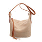 Luxury Design Straw Woven Large Capacity Handbag Casual Women Shoulder Crossbody Bag Solid Color Female Tote Summer Beach Purse