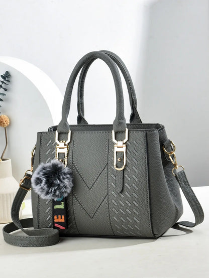 Fashionable large capacity embroidered crossbody bag for women, a handbag for daily use